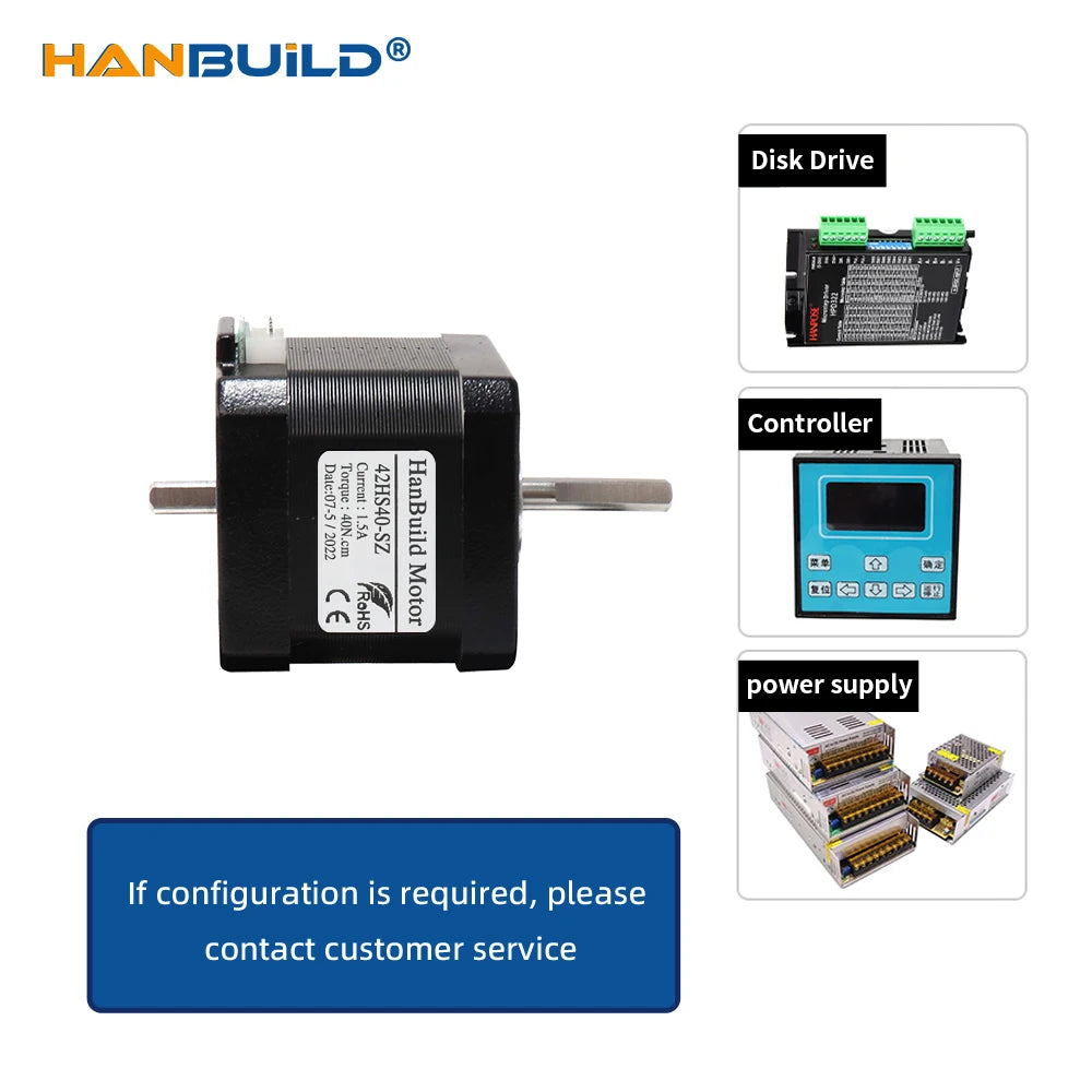Nema17 Stepper Motor double shaft